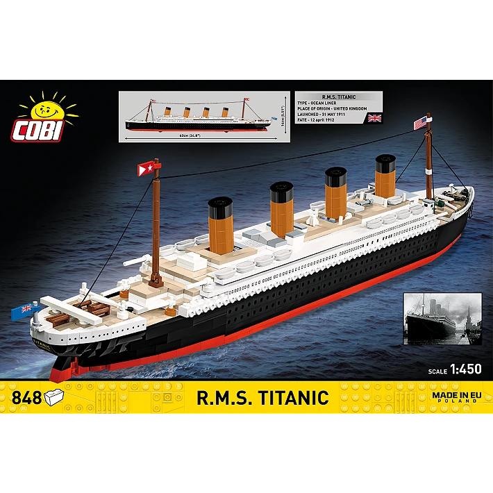 Cobi 1688 R.M.S. Titanic 1:450 Scale Set