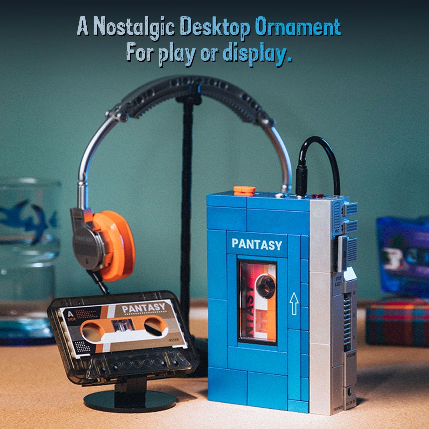 Pantasy Retro Collection: Cassette Player 569 Piece Construction Set