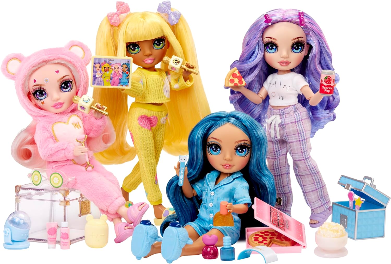 Rainbow High Junior High PJ Party Violet Willow Fashion Doll Set