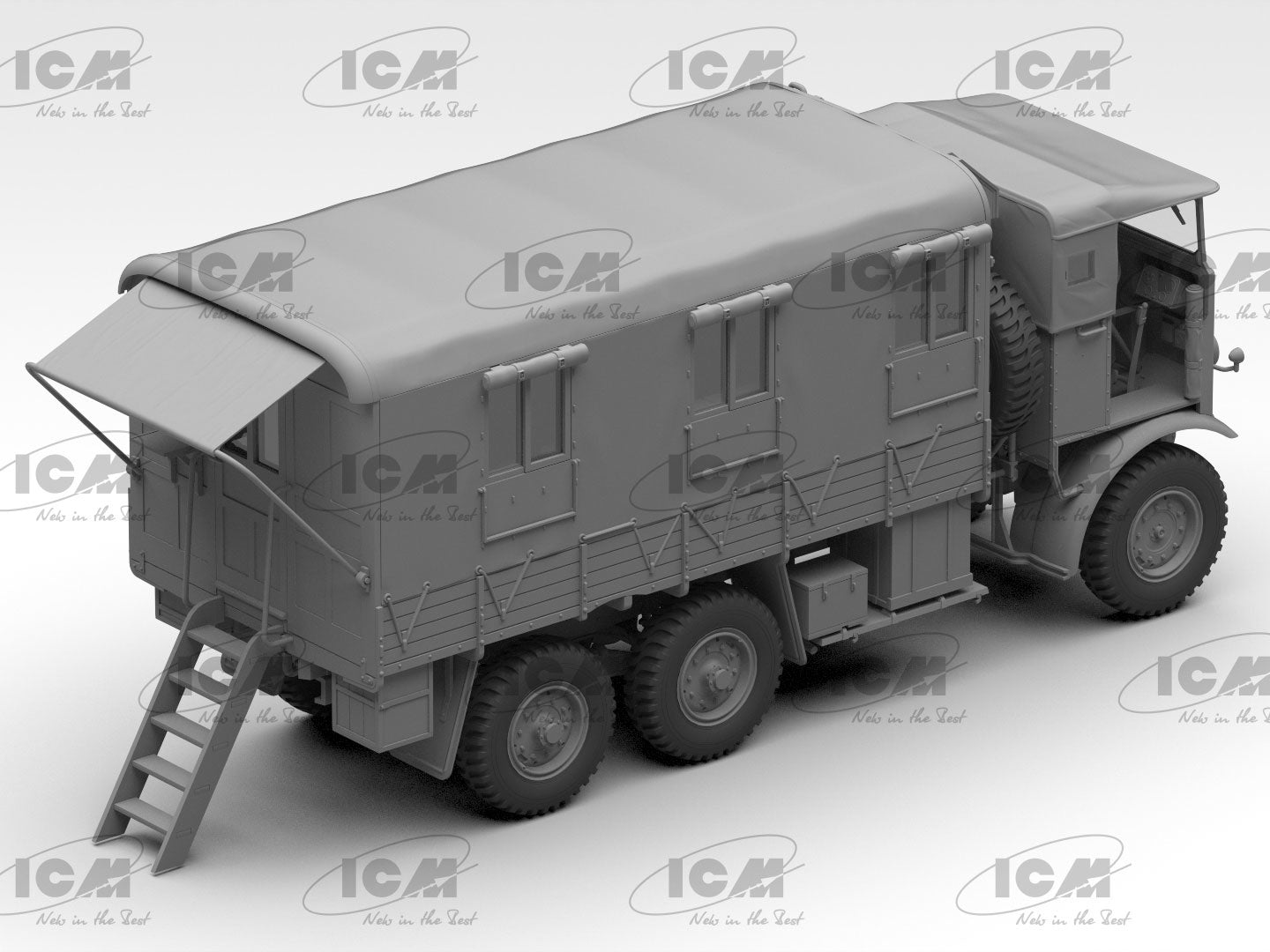 Montys Office Caravan 1:35 Scale Kit