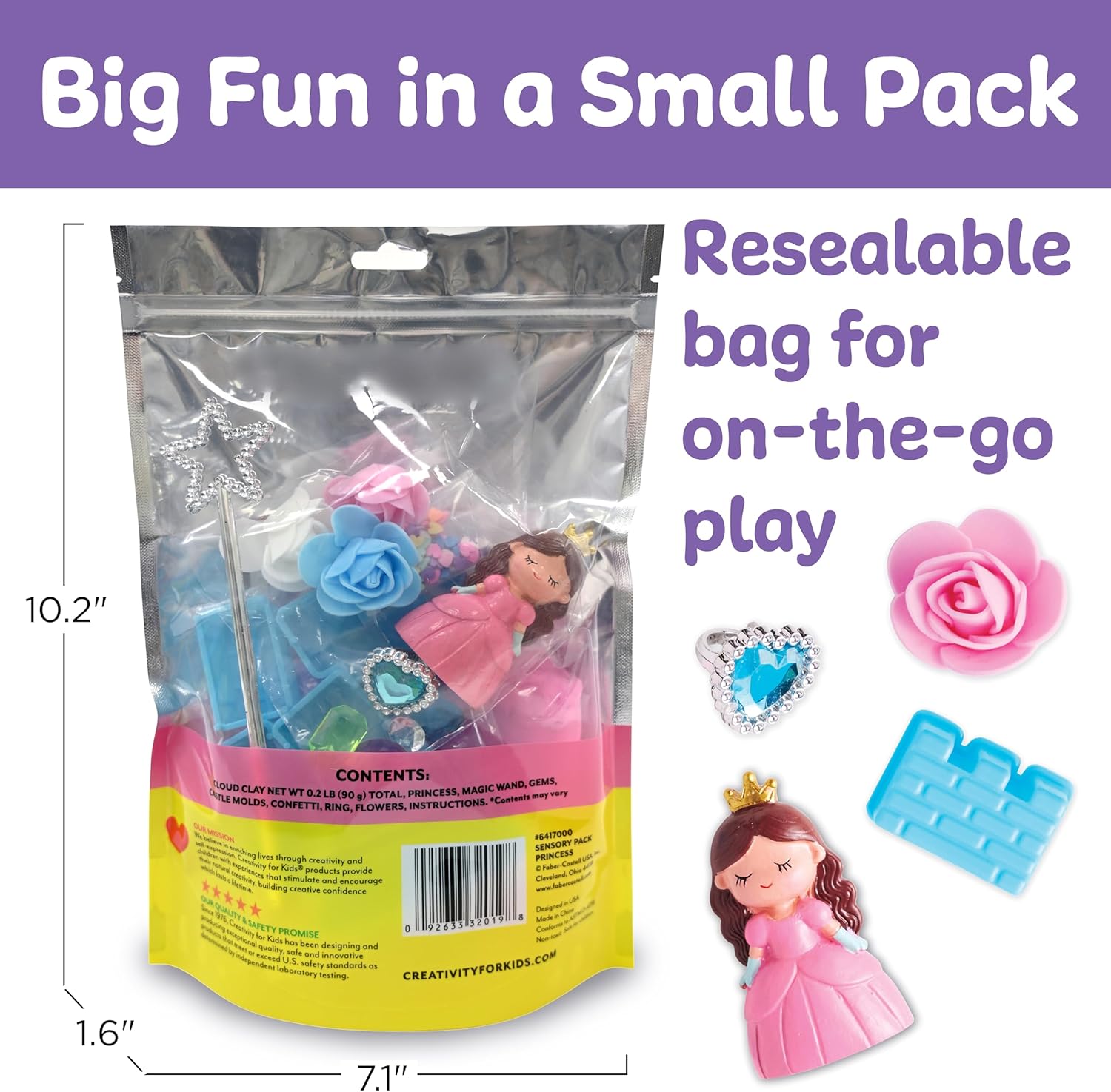 Stretchy Cloud Clay Princess Sensory Pack