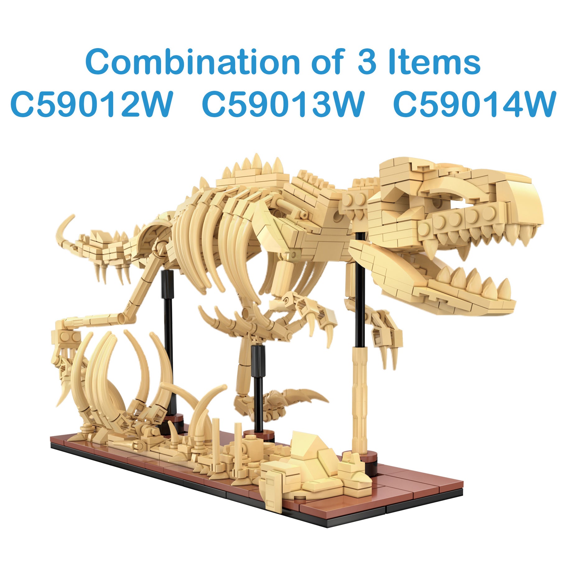 Cada Dino Fossils - Triceratops Construction Kit