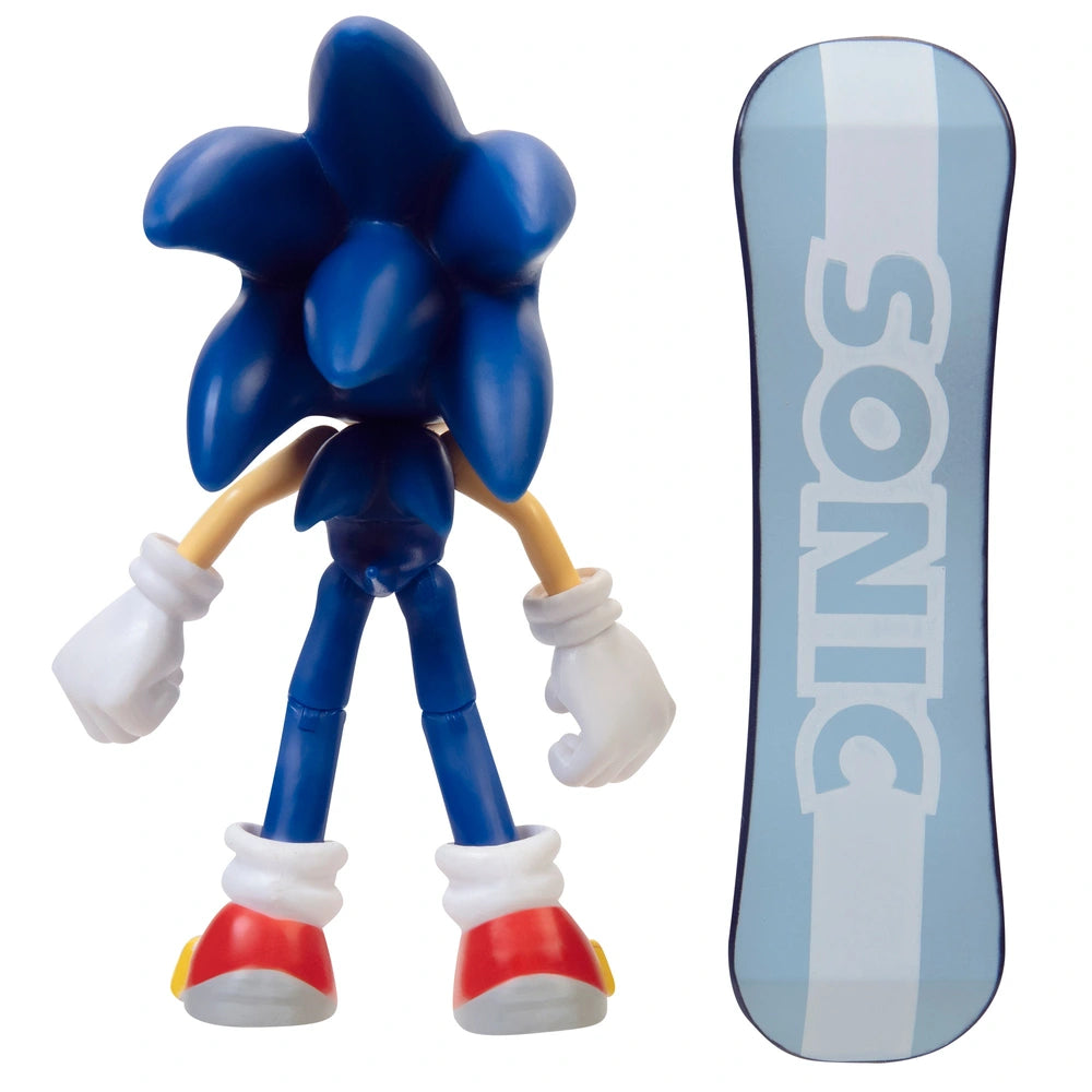 Sonic the Hedgehog with Snowboard Action Figure 10cm 35th Anniversary