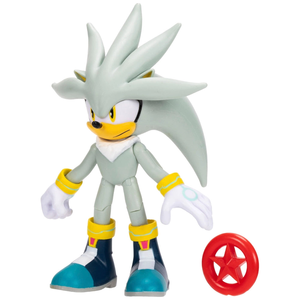 Sonic the Hedgehog Silver with Red Star Action Figure 35th Anniversary
