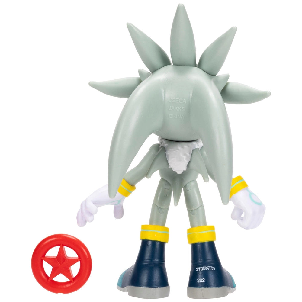 Sonic the Hedgehog Silver with Red Star Action Figure 35th Anniversary