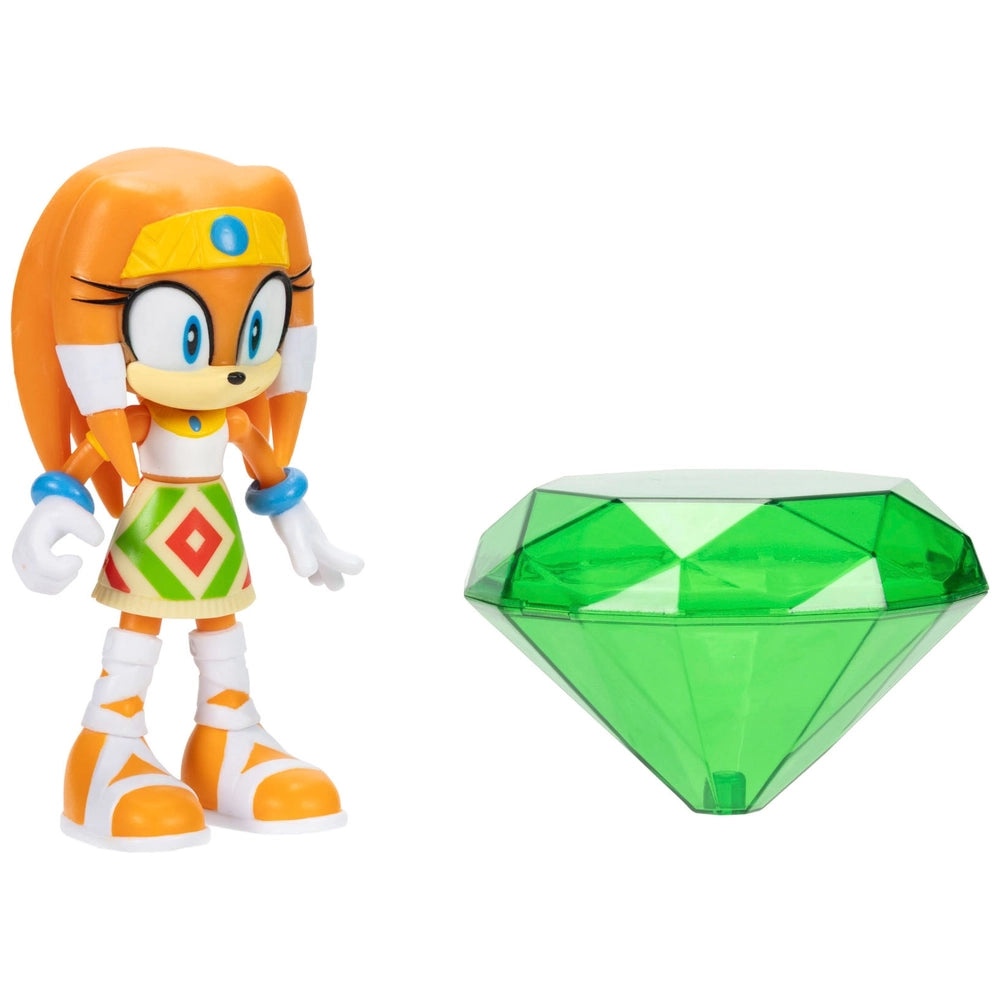 Sonic the Hedgehog Tikal with Master Emerald 10cm Action Figure 35th Anniversary