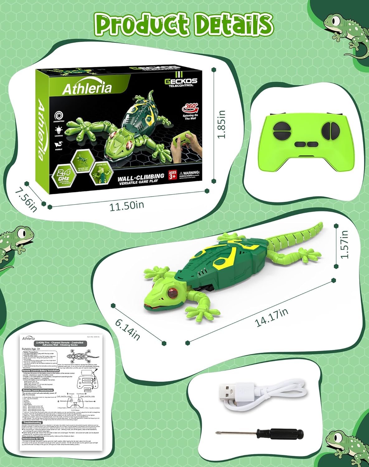 Gecko - 6 Channel Radio Controlled Toy