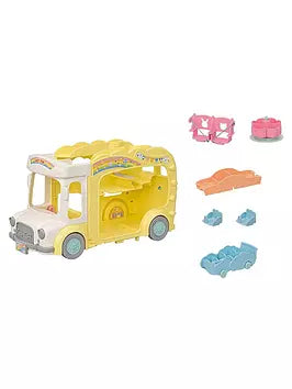 Sylvanian Rainbow Fun Nursery Bus