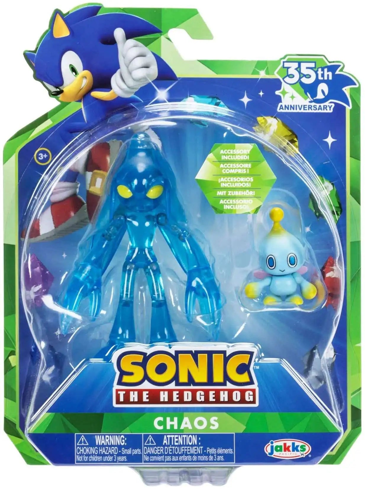 Sonic the Hedgehog Chaos with Chao Action Figure 35th Anniversary