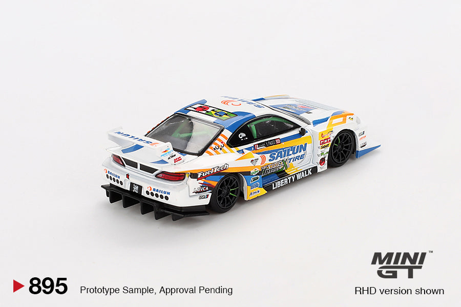 Mini GT Nissan S15 Silvia 2023 Formula Drift Japan 1:64 Scale