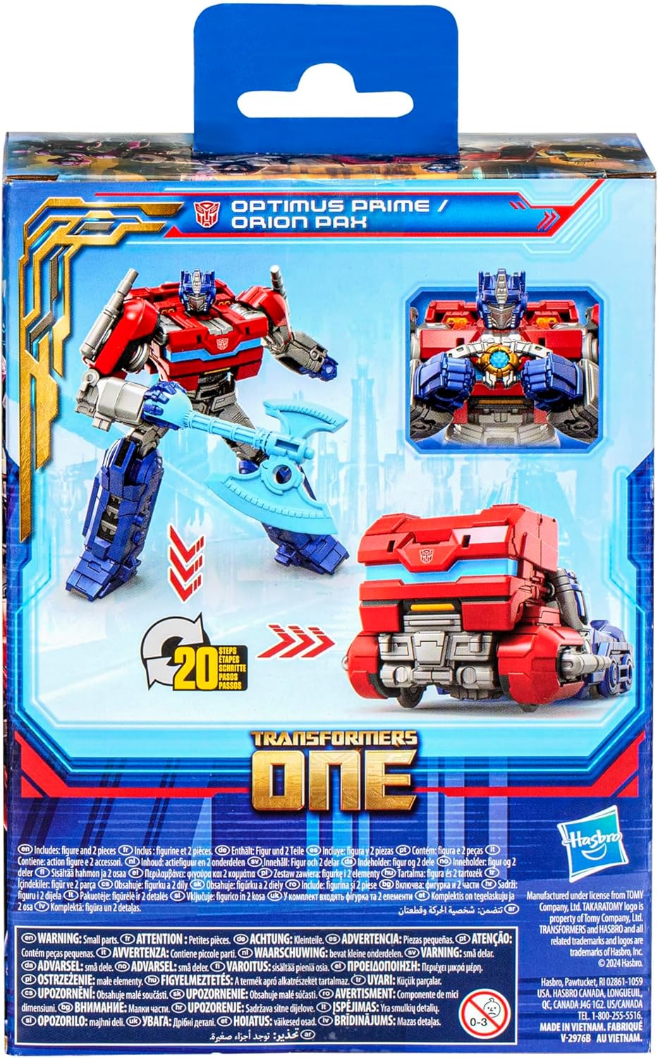 Transformers One Movie: Optimus Prime Orion Pax Figure