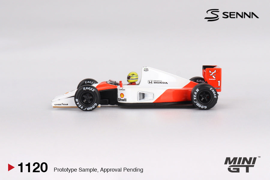 Mini GT McLaren MP4/6 Ayrton Senna 1:64 Scale