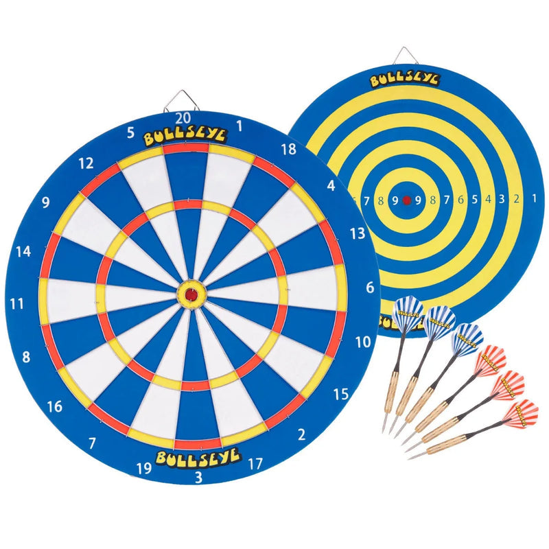 Bullseye 17" Dartboard & 2 Sets of Darts