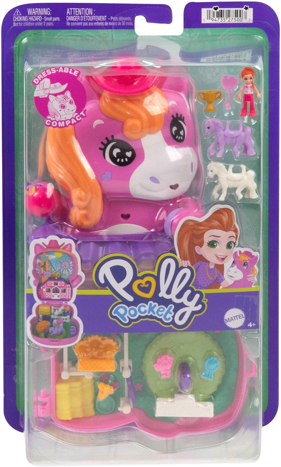 Polly Pocket Pony Rodeo Compact Playset