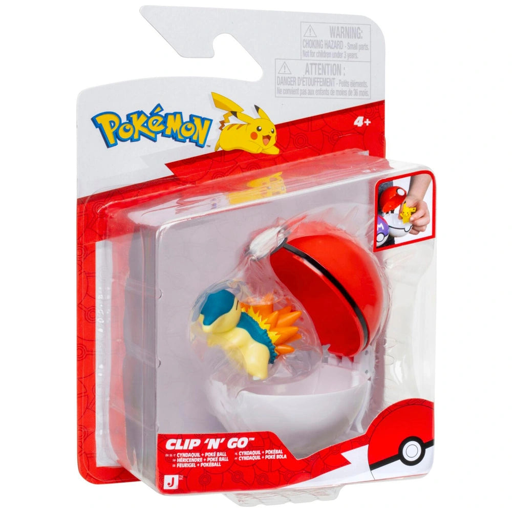 Pokemon Clip N Go Cyndaquil & Pokeball