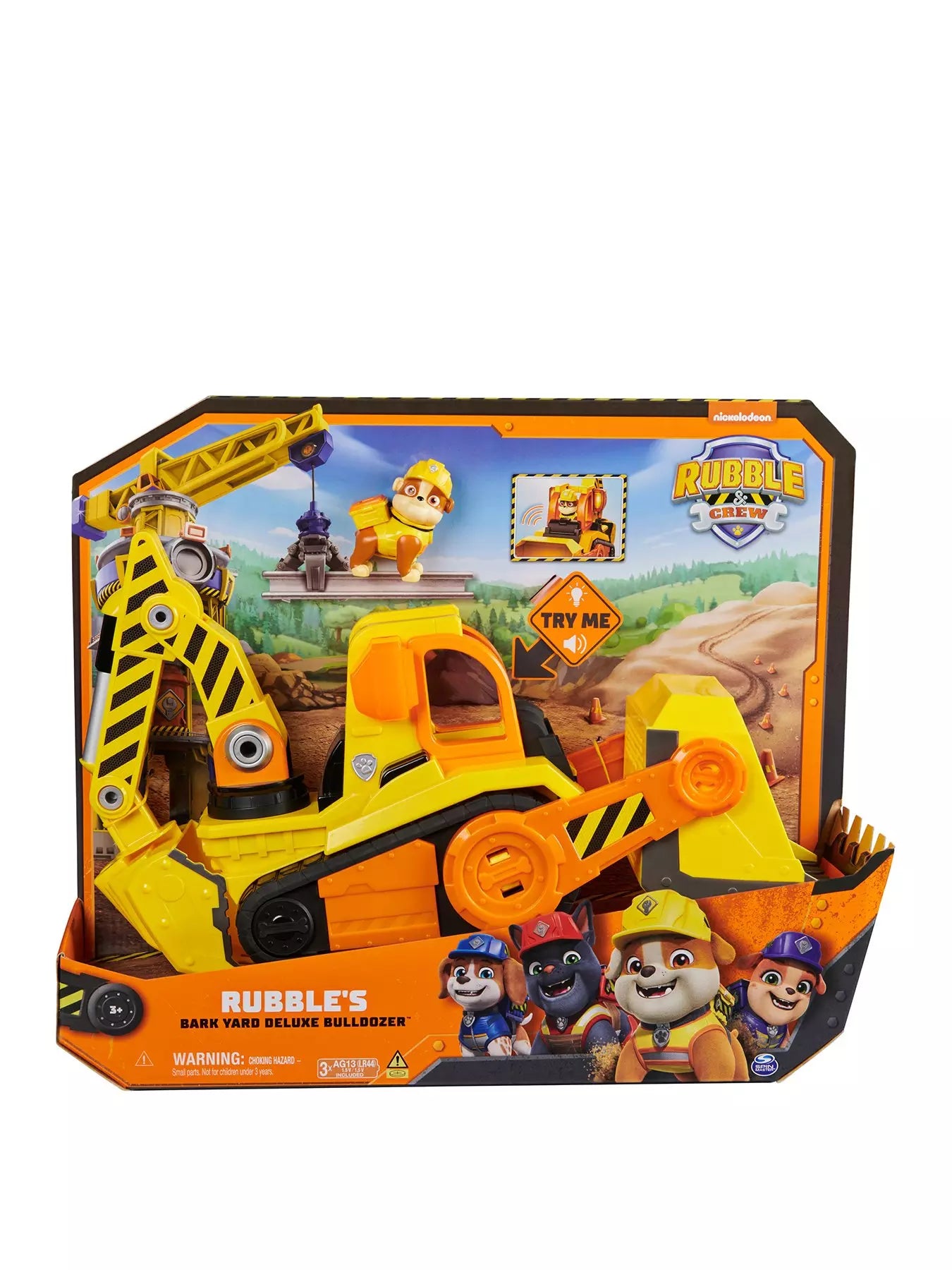 Rubble & Crew Rubbles Bark Yard Deluxe Bulldozer Set