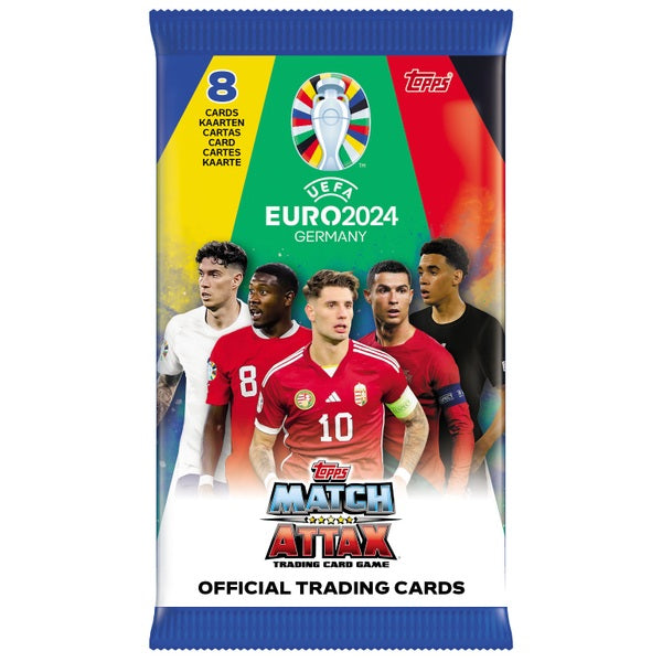 Official Euro Match Attax 2024 Booster Pack