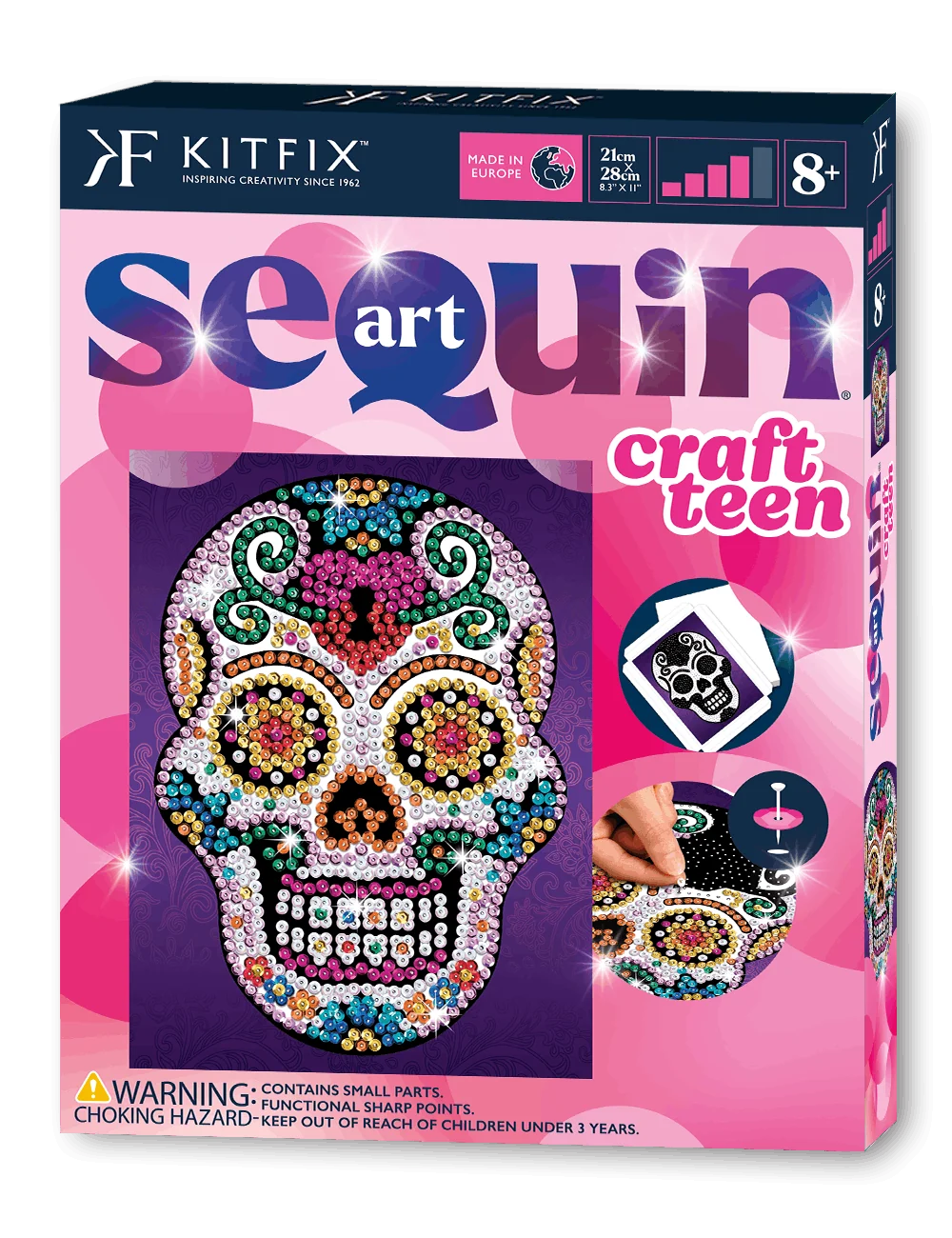 Kitfix Sequin Art Sugar Skull