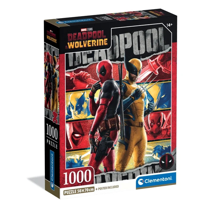 Clementoni  Deadpool & Wolverine 1000 Piece Puzzle