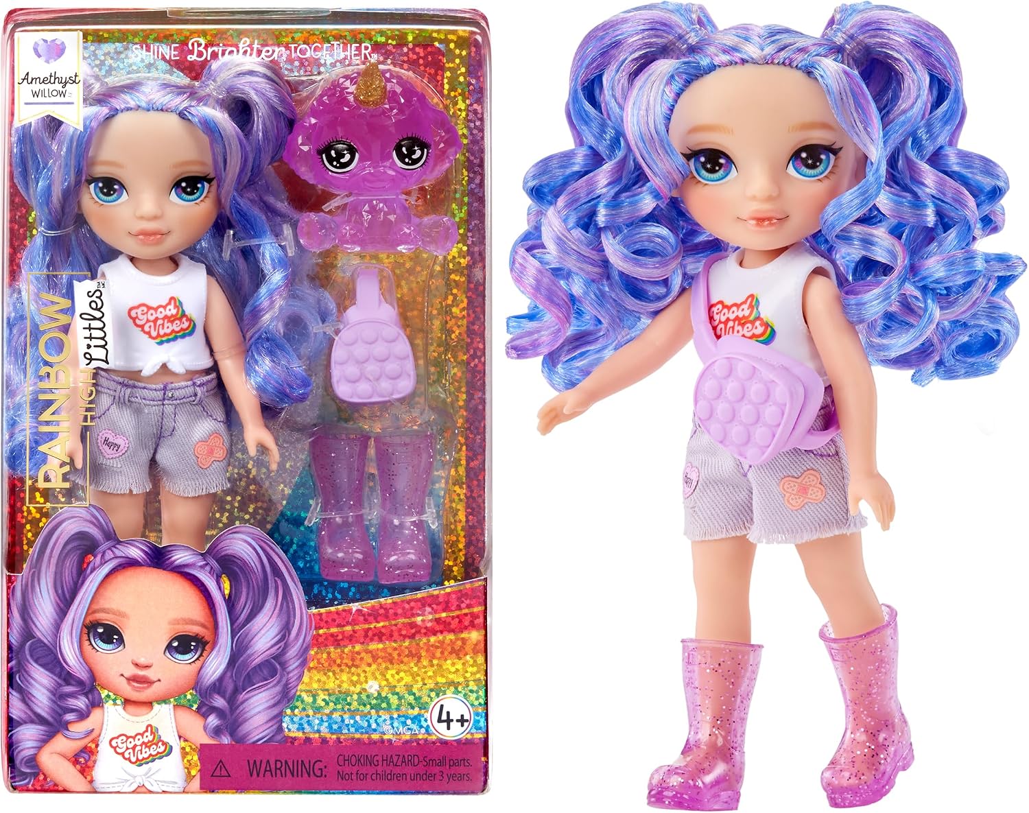 Rainbow High Littles Amethyst Willow Fashion Doll