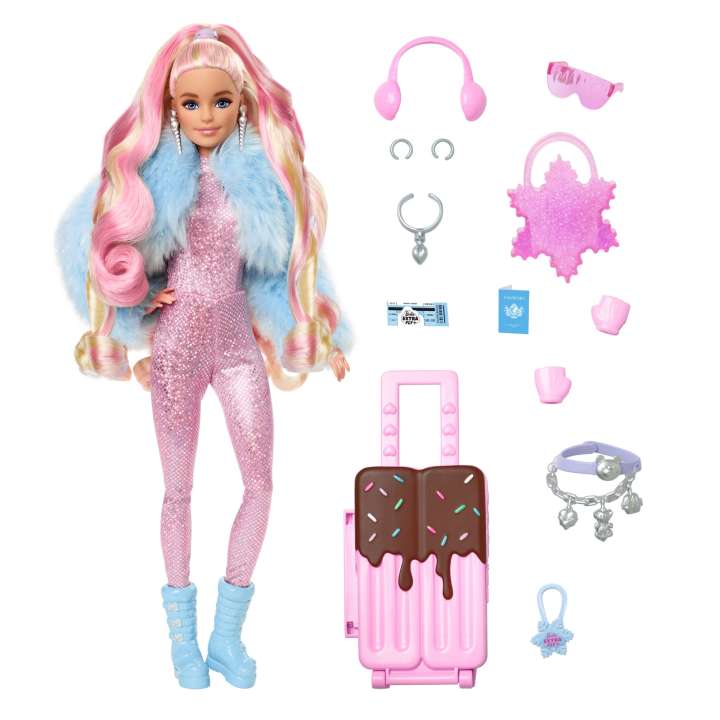 Barbie Xtra Fly Snow Doll