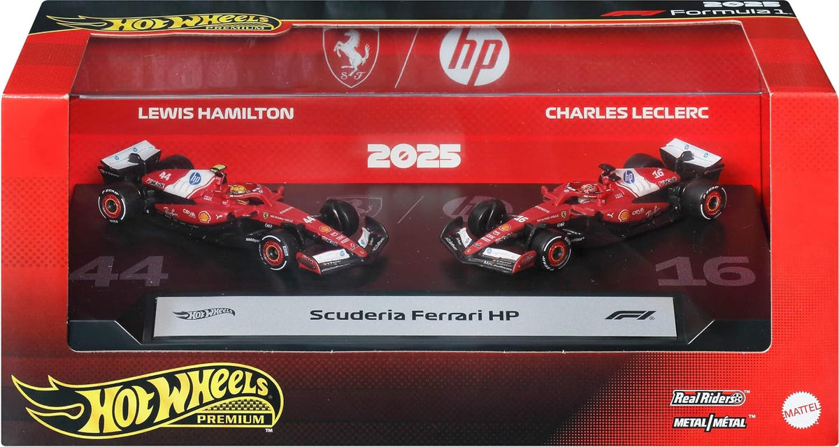 Hot Wheels Scuderia Ferrari Formula 1 Team 2 Pack