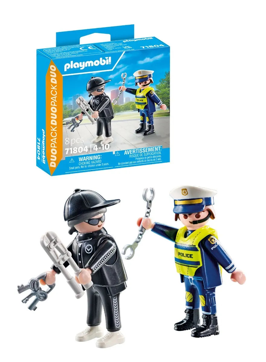 Playmobil Policeman and Burglar