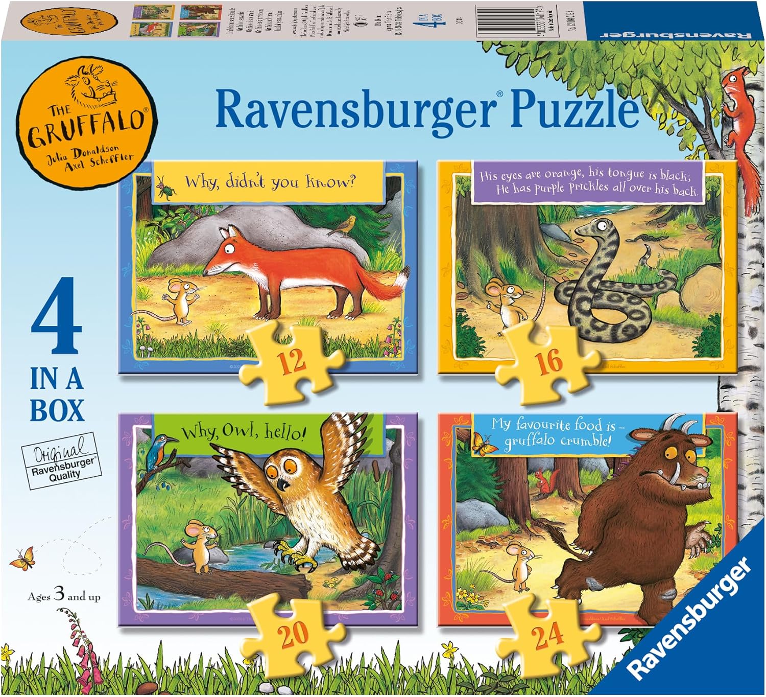 The Gruffalo 12/16/20/24 Piece Jigsaw Puzzle