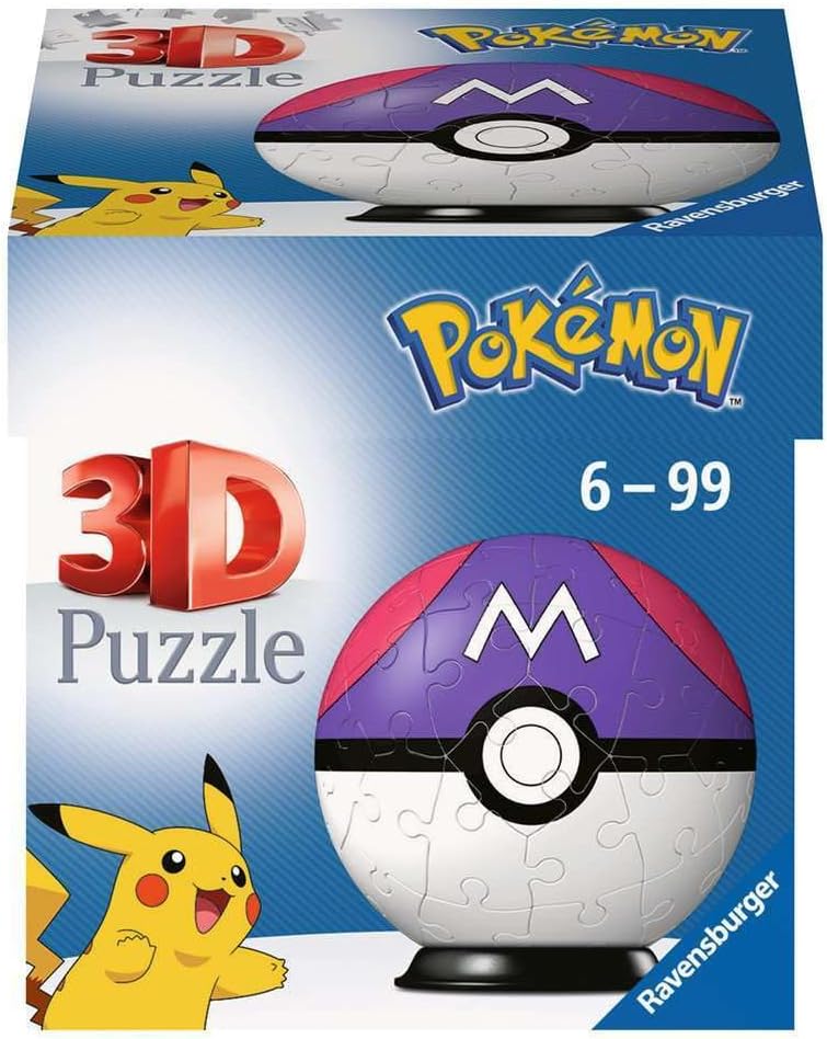 Pokemon Master Ball 54 Piece 3D Puzzle