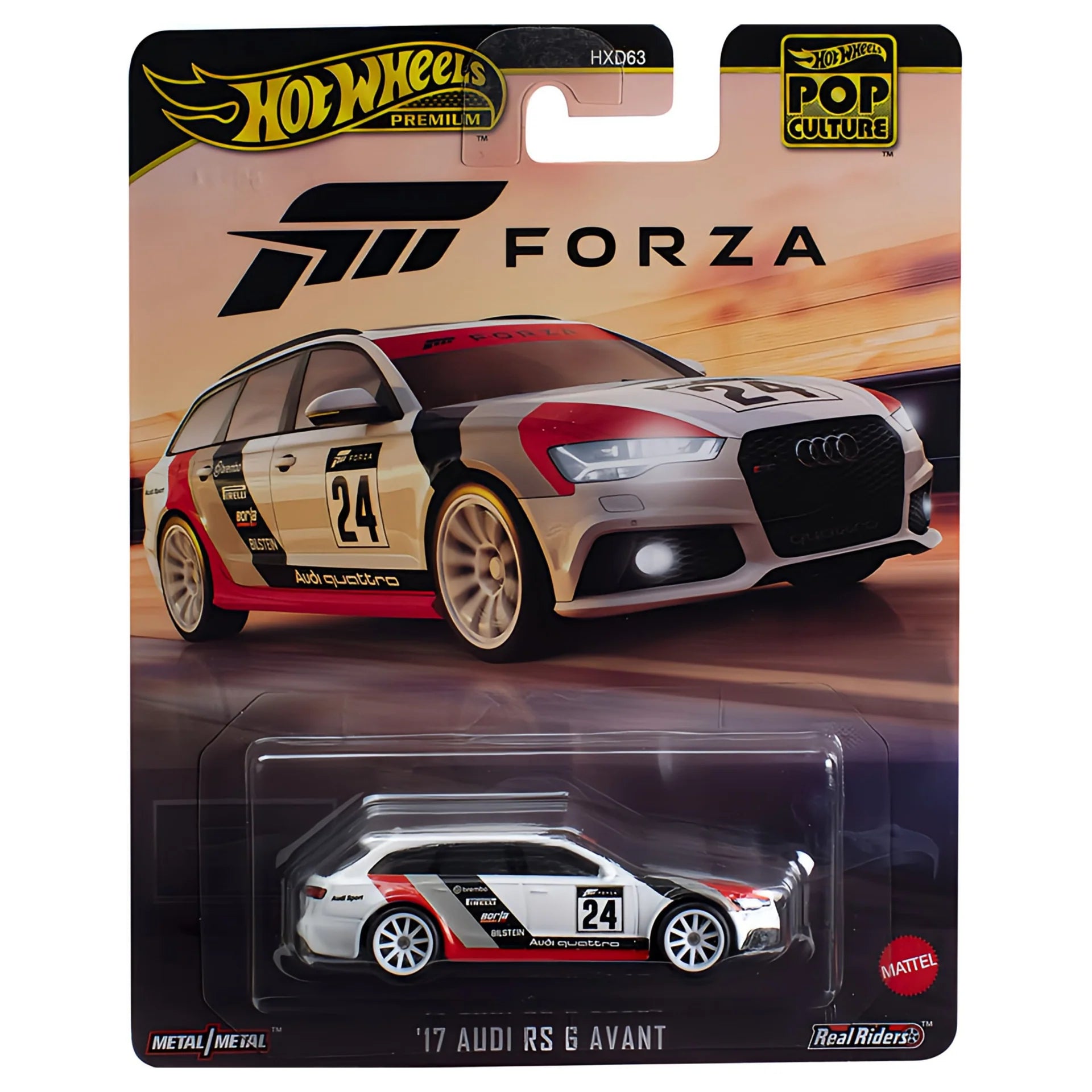 Hot Wheels Premium Pop Culture - Forza 2017 Audi RS 6 Avant