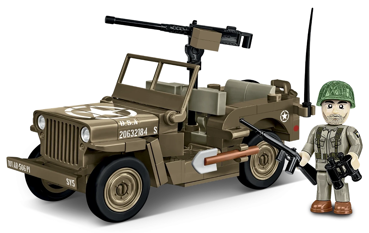 Cobi 3133 Willys MB Jeep 1:35 Scale Set