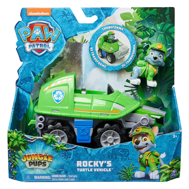 Paw Patrol 
Jungle Pups Turtle Vehicle Rocky