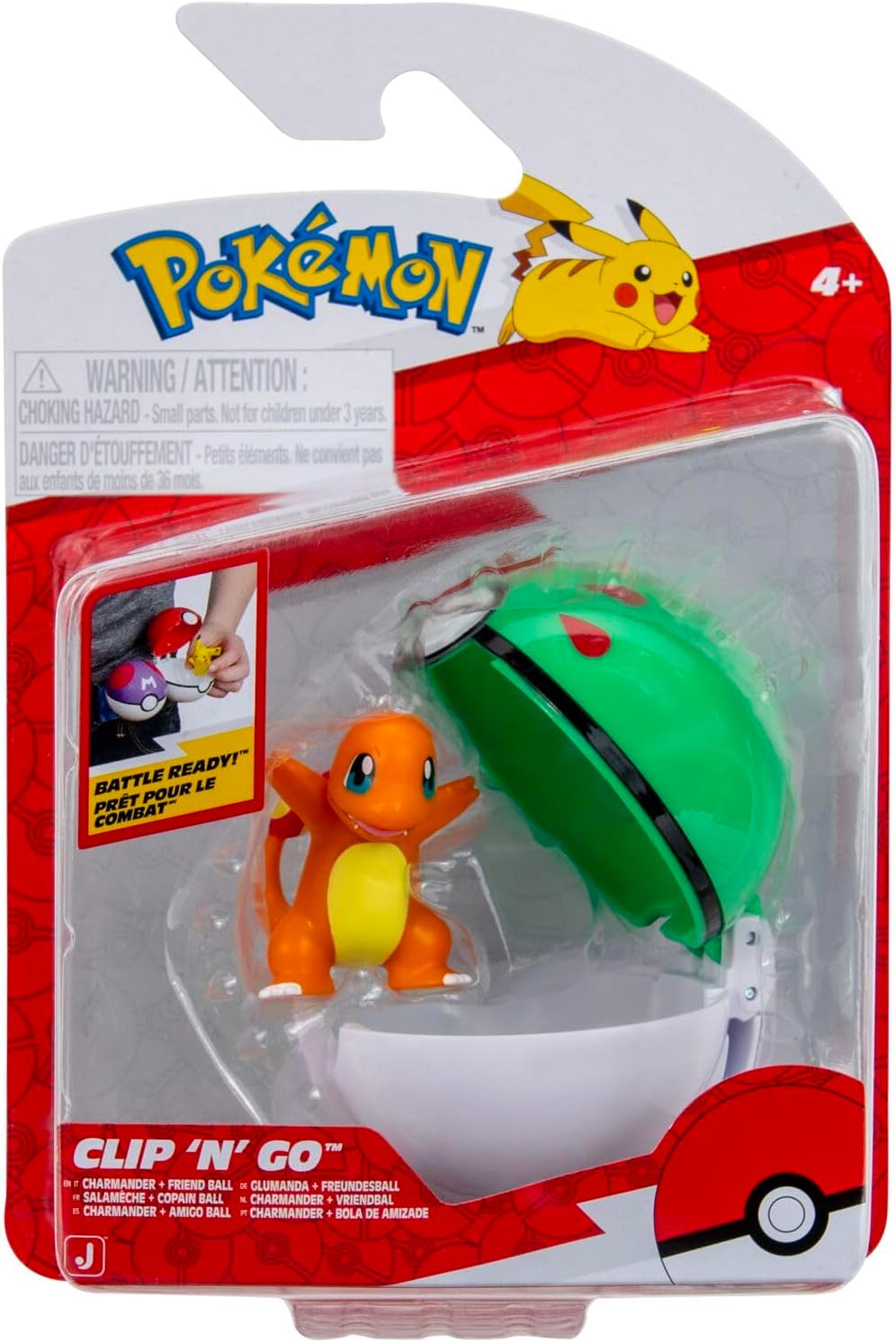 Pokemon Clip N Go Charmander & Friend Ball