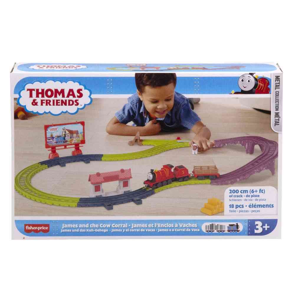 Thomas & Friends Push Along James & The Cow Corral