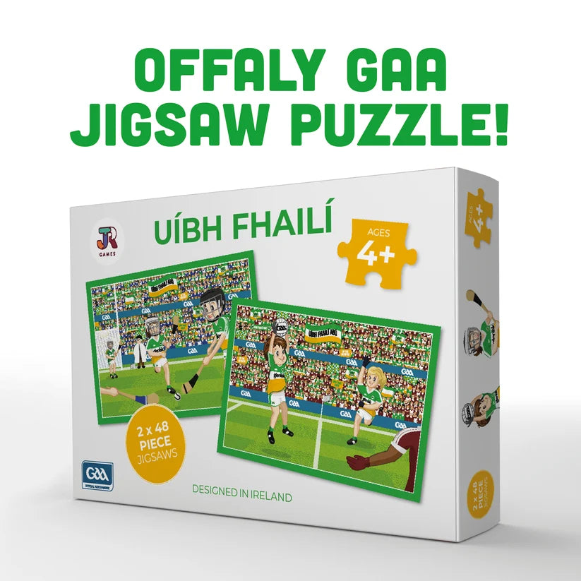 Offaly Gaelic Games Jigsaw Puzzle 2x48 Piece