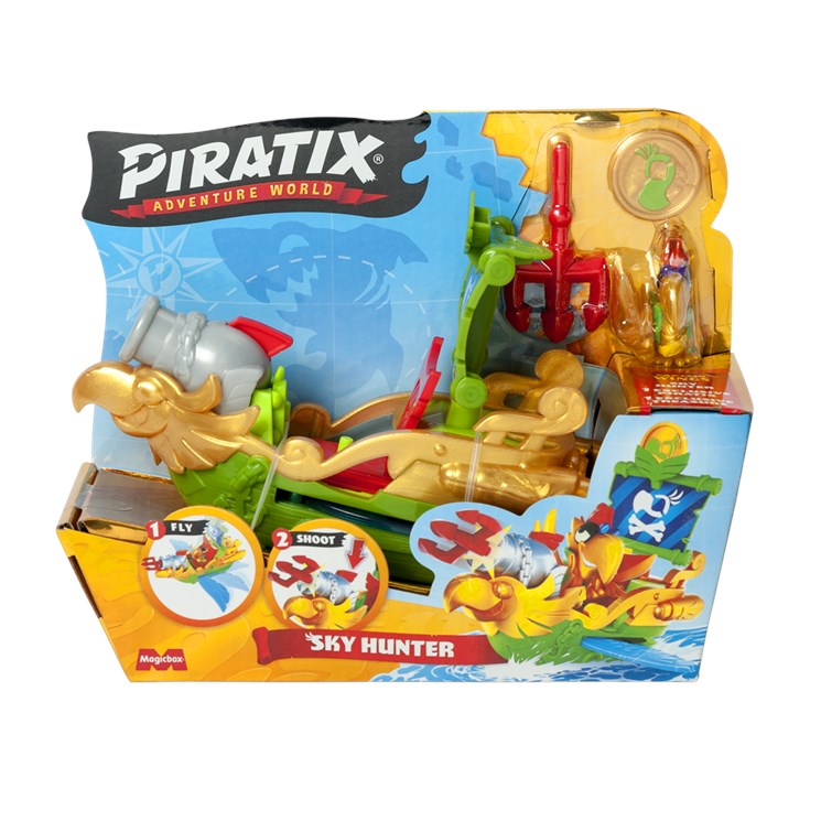 Piratix Golden Treasure Sky Hunter Pirate Ship