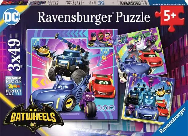 Batwheels 3x49 Piece Jigsaw Puzzle