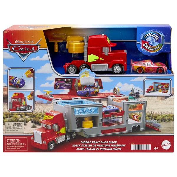 Pixar Cars Colour Changers Mobile Paint Shop Mack