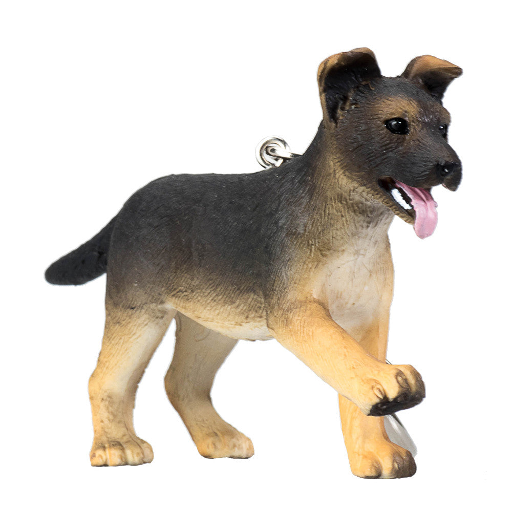 MOJO - German Shepherd Puppy Keychain