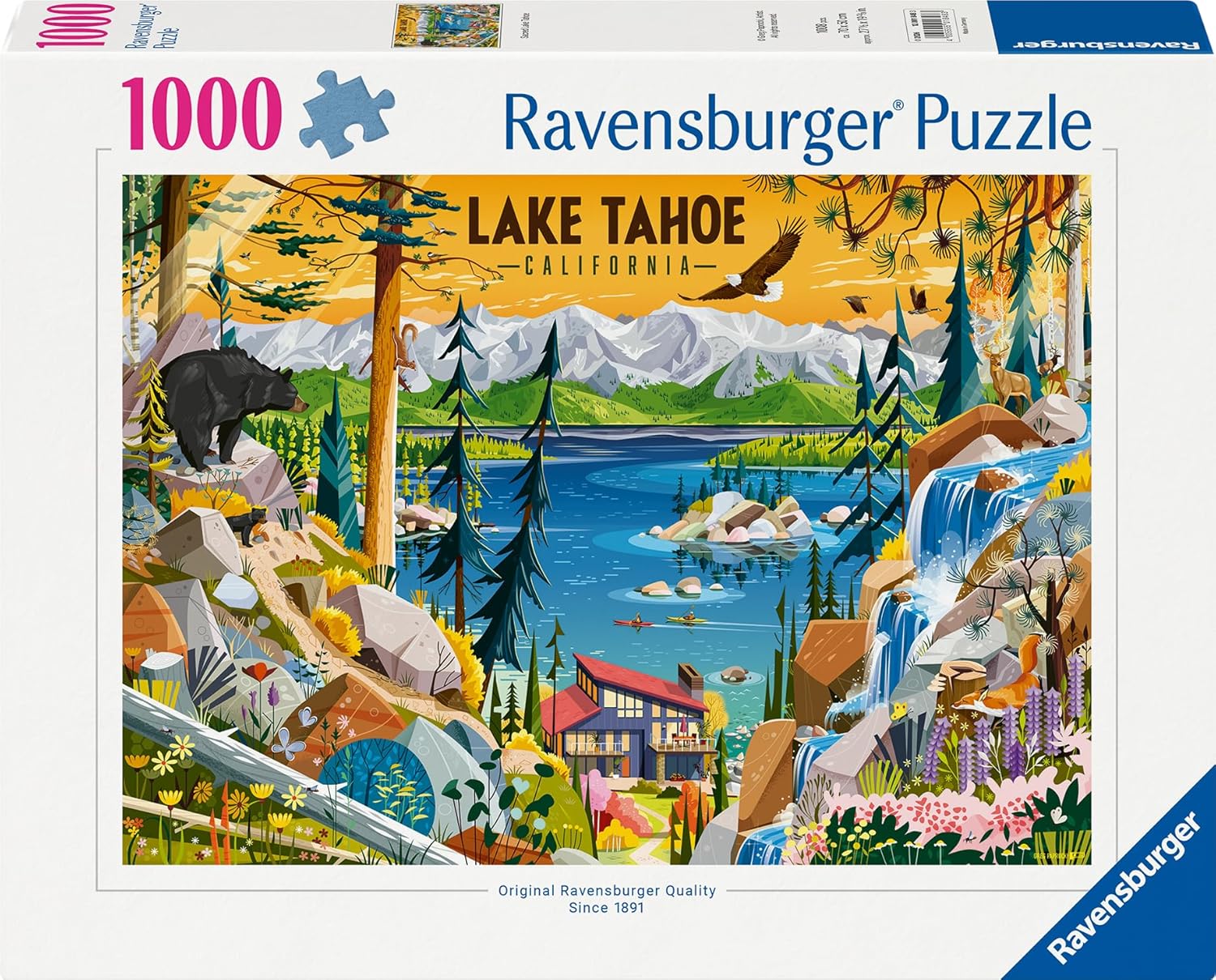 Sacred Lake Tahoe 1000 Piece Puzzle