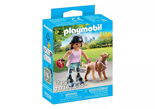 Playmobil Skater with Retriever