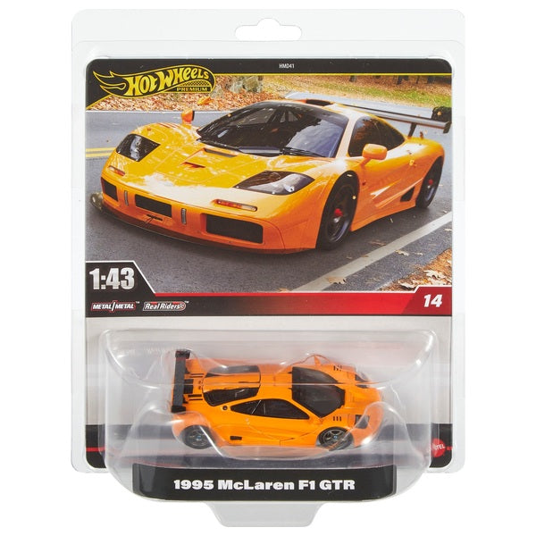 Hot Wheels Premium McLaren F1 GTR 1:43 Scale Die Cast Model