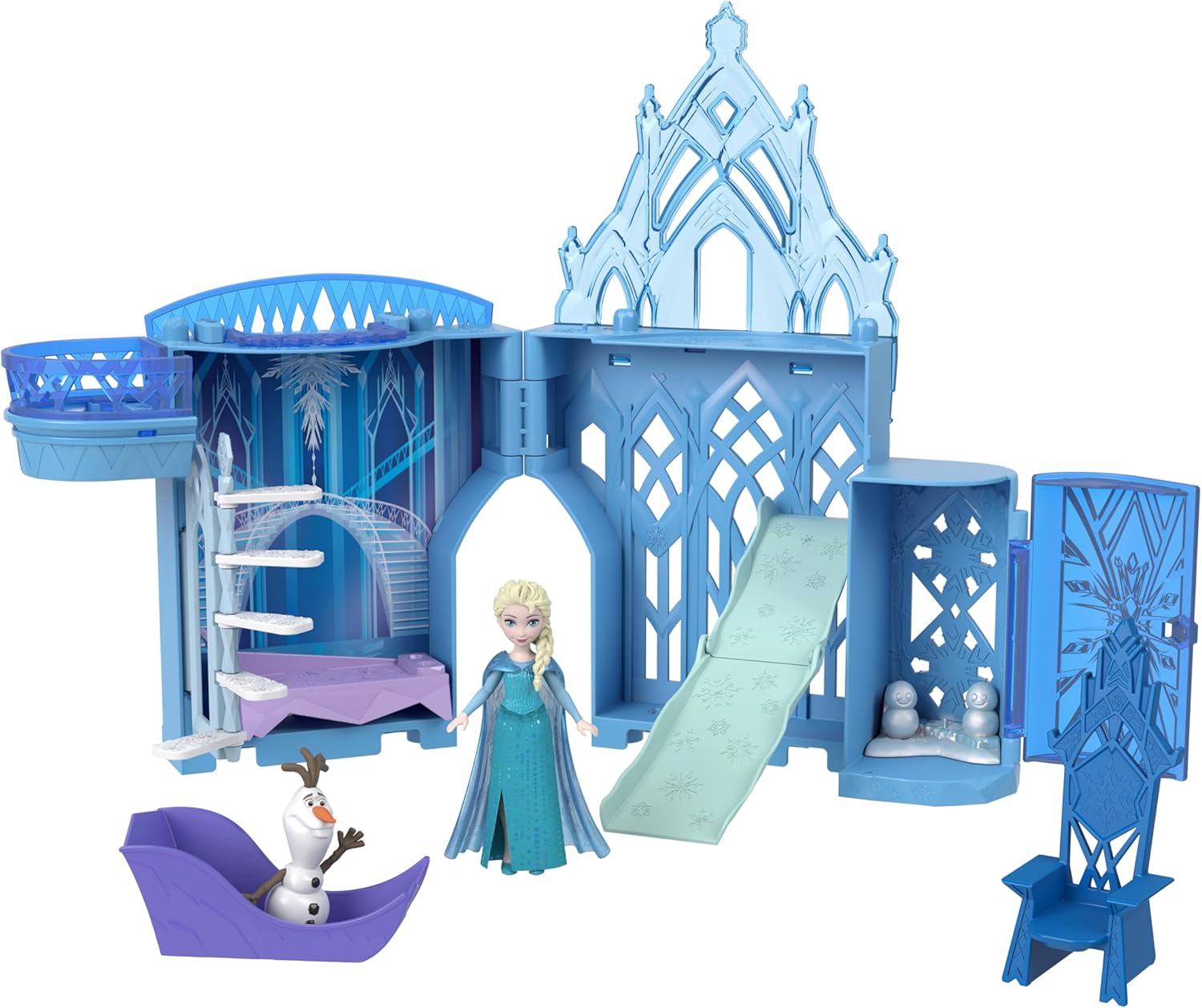 Mattel Disney Frozen Toys Elsa Stackable Castle D