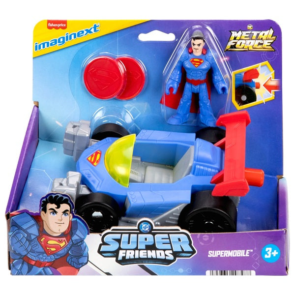 Fisher-Price Imaginext DC Super Friends Metal Force Set Supermobile