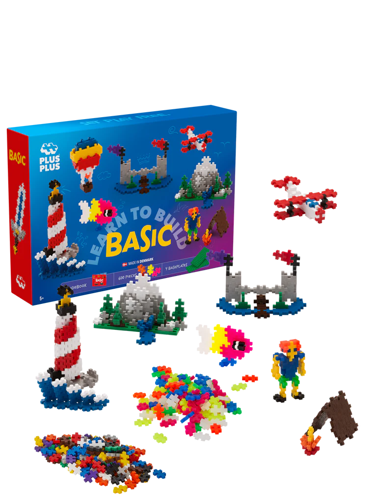 Plus-Plus Learn to Build - Basic - 600 pcs