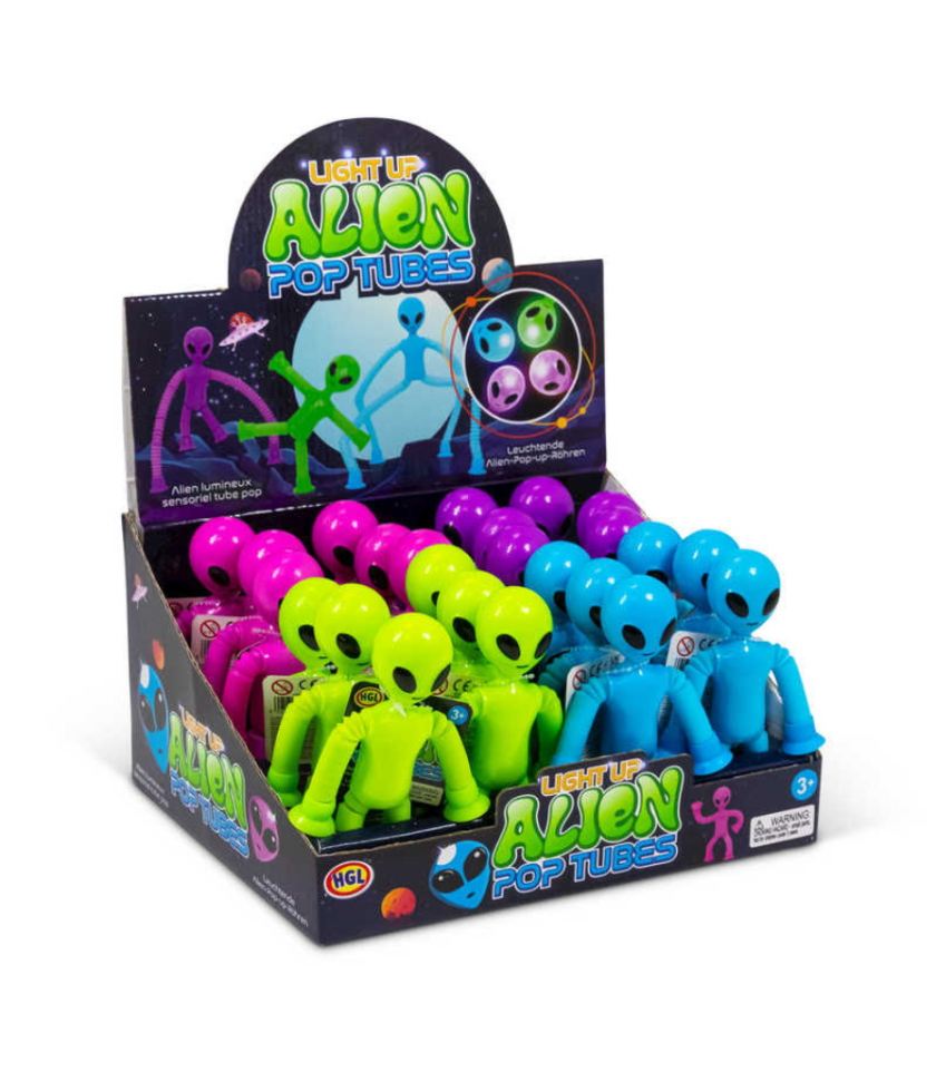 Light Up Alien Pop tubes