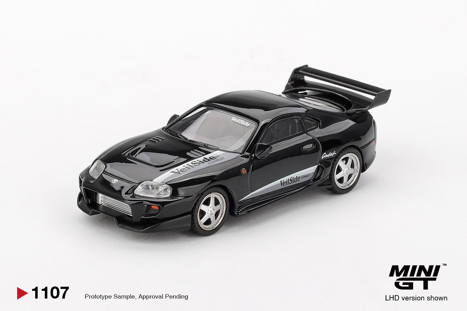 Mini GT Toyota Supra VeilSide Combat V-II Black 1:64 Scale