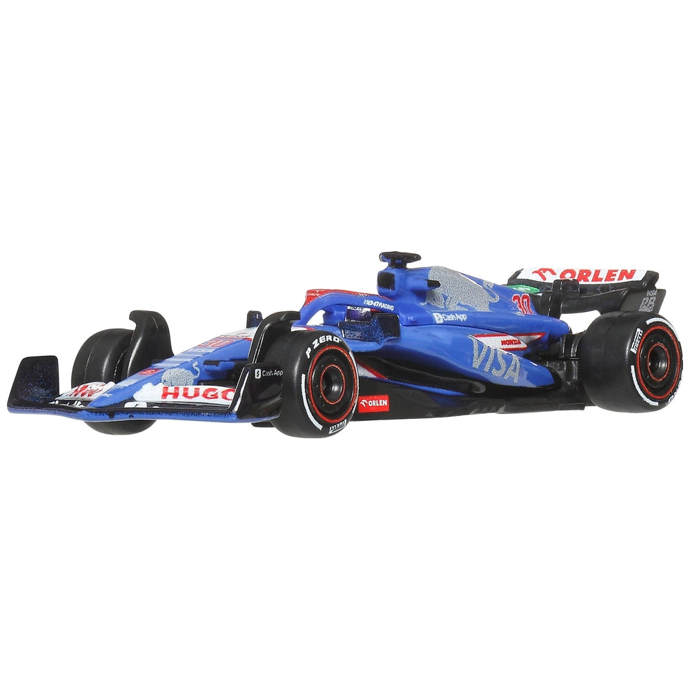 Hot Wheels Premium 2024 Formula 1 Diecast Cars Visa Cash App RB F1 Team (No. 30) 1:64 Scale