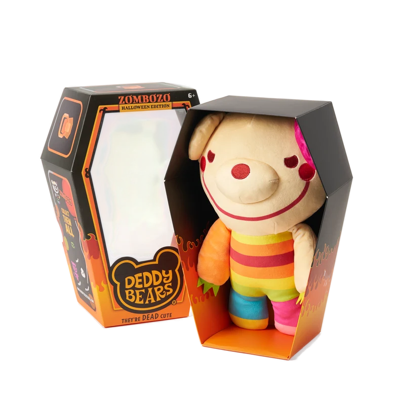 Deddy Bears Halloween  Zombozo 12" Coffin Plush