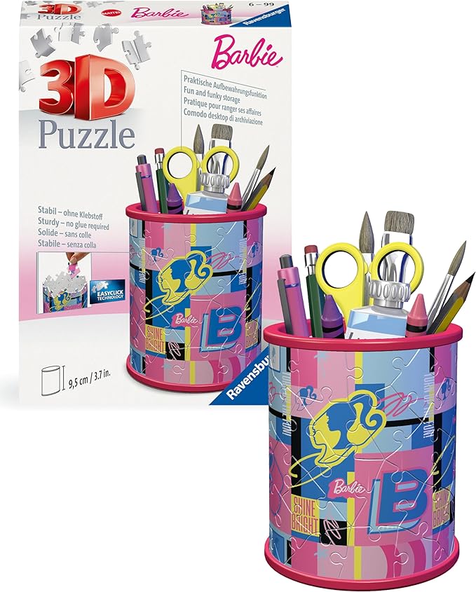Barbie Pencil Pot 54 Piece Jigsaw Puzzle